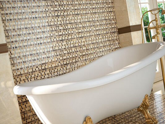  Dune Ceramica Materia Mosaics Luxor 30x30.5 cm Mosaik Matt Strukturiert Satin 186725 | 413407
