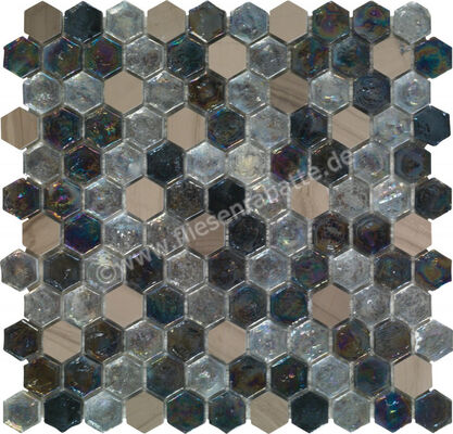  Dune Ceramica Materia Mosaics Kassiani 29x30 cm Mosaik Matt Strukturiert Satin 187117 | 413479