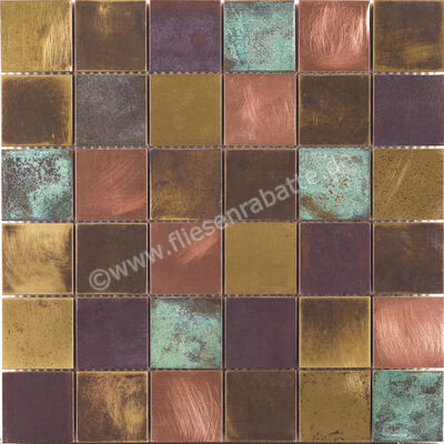  Dune Ceramica Materia Mosaics Bronzo 29.8x29.8 cm Mosaik Matt Eben Satin 187120 | 413500