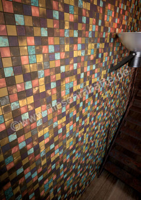  Dune Ceramica Materia Mosaics Bronzo 29.8x29.8 cm Mosaik Matt Eben Satin 187120 | 413506