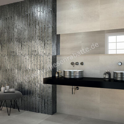  Dune Ceramica Stone Mosaics Duende Platinum 30x30 cm Mosaik Glänzend Eben Gloss 187281 | 413563