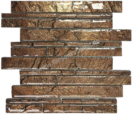  Dune Ceramica Stone Mosaics Duende Copper 30x30 cm Mosaik Glänzend Eben Gloss 187282 | 413569