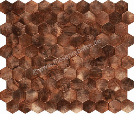  Dune Ceramica Materia Mosaics Corten 26x30.2 cm Mosaik Matt Eben Satin 187542 | 413626