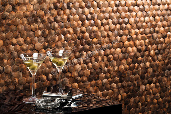  Dune Ceramica Materia Mosaics Corten 26x30.2 cm Mosaik Matt Eben Satin 187542 | 413629