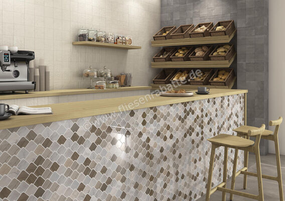  Dune Ceramica Stone Mosaics Kontrast 27x28 cm Mosaik Glänzend Eben Gloss 187956 | 413671