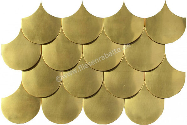  Dune Ceramica Materia Mosaics Sirena Gold 30x20 cm Mosaik Matt Eben Satin 187958 | 413680