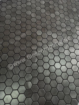  Dune Ceramica Materia Mosaics Reflections Gunmetal 29x30.5 cm Mosaik Matt Strukturiert Satin 188765 | 413737