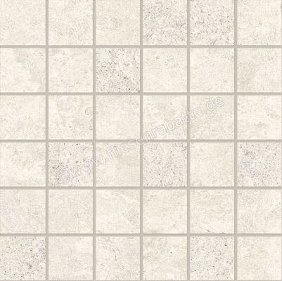  Emilceramica MaPierre Ancienne Blanc 30x30 cm Mosaik 5x5 Matt Strukturiert Naturale EM06 | 414709