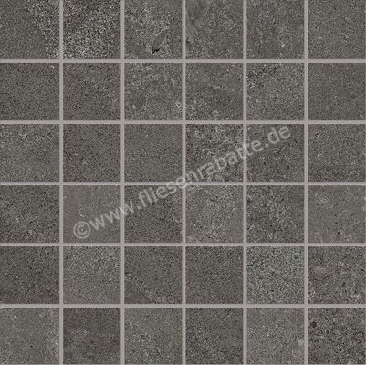  Emilceramica MaPierre Noble Noir 30x30 cm Mosaik 5x5 Matt Strukturiert Naturale EM04 | 414715