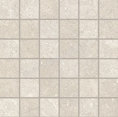  Emilceramica MaPierre Noble Blanc 30x30 cm Mosaik 5x5 Matt Strukturiert Naturale EM00 | 414721