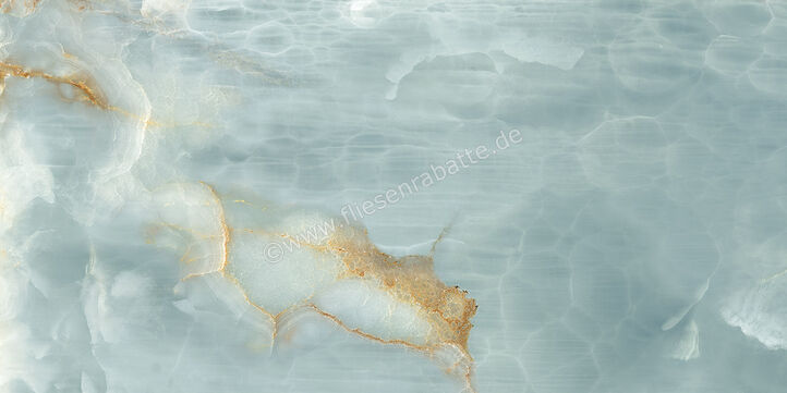  Imola Ceramica The Room Onyx Aqua Blue Gold 60x120 cm Bodenfliese / Wandfliese Stärke: 6,5 mm Matt Glänzend Eben Lappato Honed BLU AQ6 12 LPM (186884) | 414985