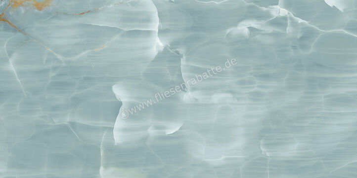  Imola Ceramica The Room Onyx Aqua Blue Gold 60x120 cm Bodenfliese / Wandfliese Stärke: 6,5 mm Matt Glänzend Eben Lappato Honed BLU AQ6 12 LPM (186884) | 414994