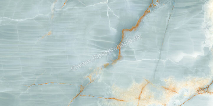  Imola Ceramica The Room Onyx Aqua Blue Gold 60x120 cm Bodenfliese / Wandfliese Stärke: 6,5 mm Matt Glänzend Eben Lappato Honed BLU AQ6 12 LPM (186884) | 415000