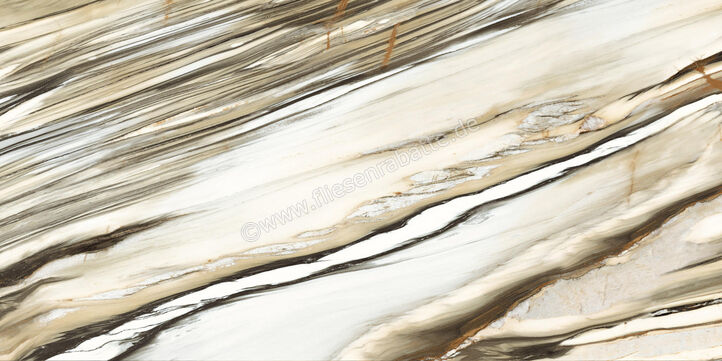  Imola Ceramica The Room Calacatta Oyster 60x120 cm Bodenfliese / Wandfliese Stärke: 6,5 mm Glänzend Eben Lappato CAL OY6 12 LP (186859) | 415156