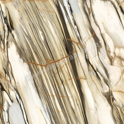  Imola Ceramica The Room Calacatta Oyster 120x120 cm Bodenfliese / Wandfliese Stärke: 6,5 mm Glänzend Eben Lappato CAL OY6 120 LP (186855) | 415420