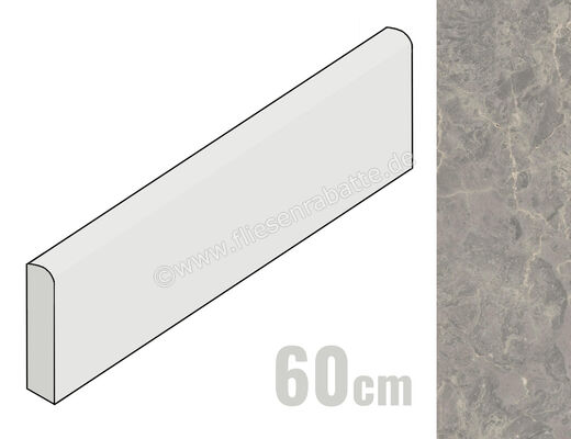  Ceramiche Caesar Portraits Rouen 7.2x60 cm Sockel Matt Strukturiert Touch Plus AG75 CAE | 417649