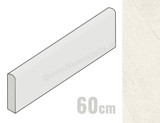  Ceramiche Caesar Portraits Comblanchien 7.2x60 cm Sockel Matt Strukturiert Touch Plus AG78 CAE | 417658