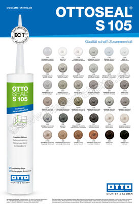 Otto Chemie OTTOSEAL S 105 Sanitär-Silikon 310 ml Kartusche Achatgrau S10504C62 | 418633