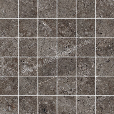 Novabell Landstone Carbon 30x30 cm Mosaik 5x5 Matt Strukturiert Naturale LST225N | 422041