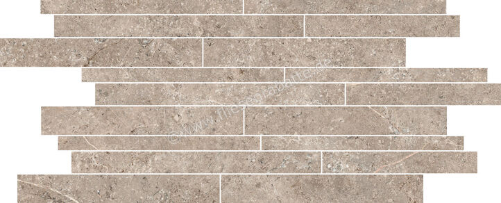 Novabell Landstone Taupe 30x60 cm Mosaik Mattoncino Matt Strukturiert Naturale LST554N | 422077