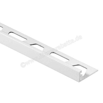 Schlüter Systems SCHIENE-AC Abschlussprofil Aluminium MBW - Brillantweiß Matt Höhe: 10 mm Länge: 2,5 m A100MBW | 422185