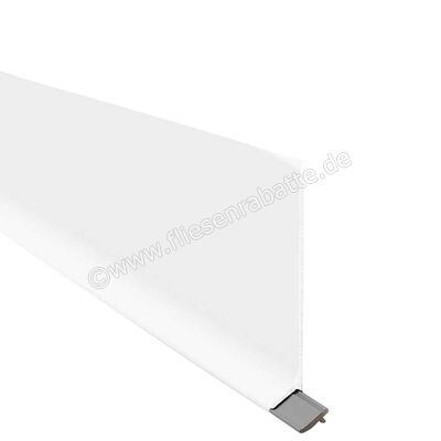  Schlüter Systems DESIGNBASE-SL-MBW Sockelprofil Aluminium brillantweiß matt Höhe: 60 mm Länge: 2,5 m DBSL60MBW | 424750