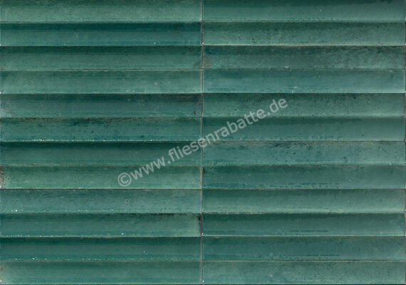 Marazzi Lume Emerald 6x24 cm Dekor 3D Swing Glänzend Strukturiert Lux MP9A | 424879