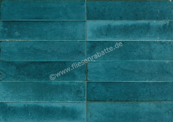 Marazzi Lume Ocean 6x24 cm Dekor Wand Glänzend Strukturiert Lux MP8X | 424906