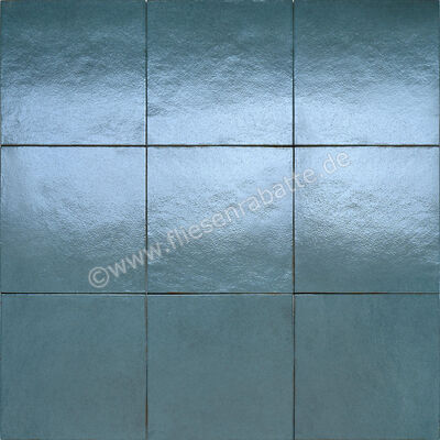 Marazzi Terramater Laguna 37.5x37.5 cm Bodenfliese / Wandfliese Glänzend Strukturiert Lux MPM1 | 425431