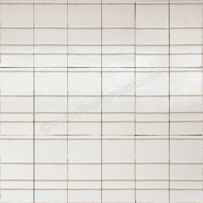 Marazzi Terramater Vaniglia 18.6x37.5 cm Wandfliese Struttura 3D Ritmo Glänzend Strukturiert Lux MPM8 | 425443