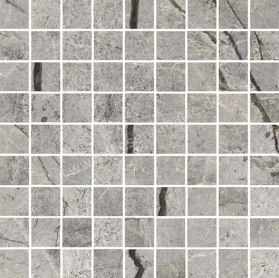 Marazzi Mystone Silver Root Grey 30x30 cm Mosaik Matt Eben Naturale MPNJ | 426154