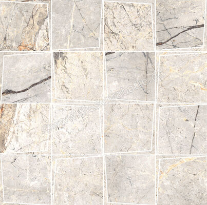 Marazzi Mystone Silver Root Beige 30.3x30.3 cm Mosaik Prisma Matt Eben Naturale MPYE | 426163