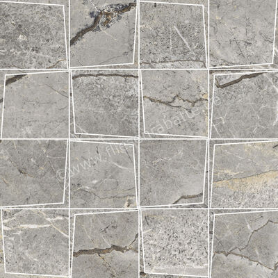 Marazzi Mystone Silver Root Grey 30.3x30.3 cm Mosaik Prisma Matt Eben Naturale MPYG | 426169