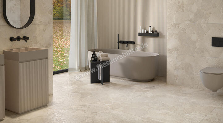 Imola Ceramica Crew Bitter Beige B 60x120 cm Bodenfliese / Wandfliese Matt Eben Naturale CR BIT 12B RM | 429625