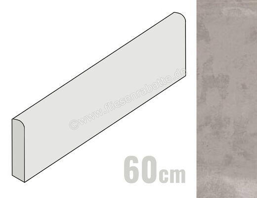  Imola Ceramica Tube Grey G 6x60 cm Sockel Matt Eben Naturale TUBE BT60G (162093) | 431884