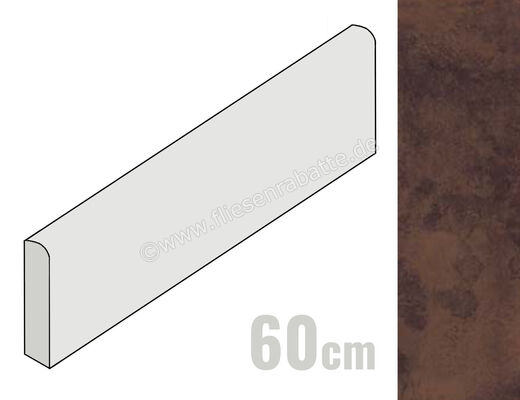  Imola Ceramica Tube Brown T 6x60 cm Sockel Matt Eben Naturale TUBE BT60T (162095) | 431890