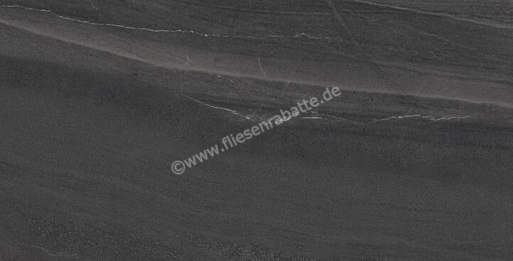  Imola Ceramica Lime-Rock Black N 75x150 cm Bodenfliese / Wandfliese Matt Strukturiert Naturale LMRCK 150N RM | 432862