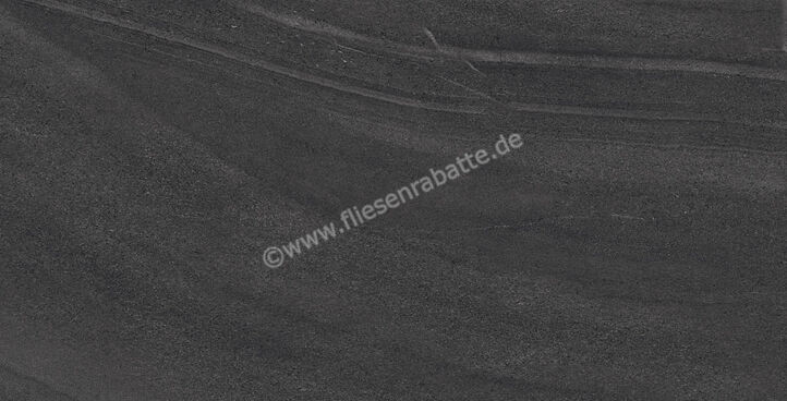  Imola Ceramica Lime-Rock Black N 75x150 cm Bodenfliese / Wandfliese Matt Strukturiert Naturale LMRCK 150N RM | 432868