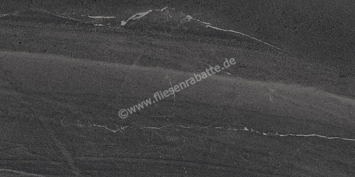  Imola Ceramica Lime-Rock Black N 37.5x75 cm Bodenfliese / Wandfliese Matt Strukturiert Naturale LMRCK 377N RM | 432982