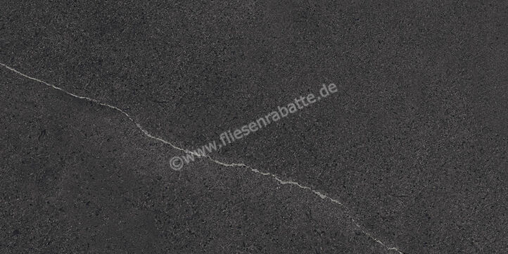  Imola Ceramica Lime-Rock Black N 37.5x75 cm Bodenfliese / Wandfliese Matt Strukturiert Naturale LMRCK 377N RM | 432985