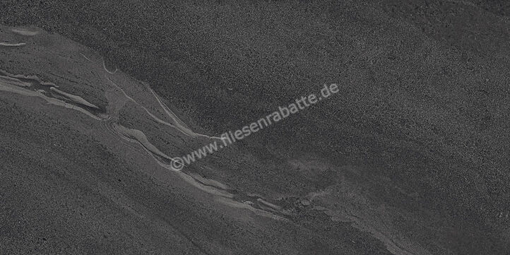  Imola Ceramica Lime-Rock Black N 37.5x75 cm Bodenfliese / Wandfliese Matt Strukturiert Naturale LMRCK 377N RM (164415) | 432991