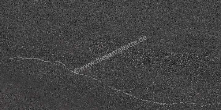  Imola Ceramica Lime-Rock Black N 37.5x75 cm Bodenfliese / Wandfliese Matt Strukturiert Naturale LMRCK 377N RM (164415) | 432997