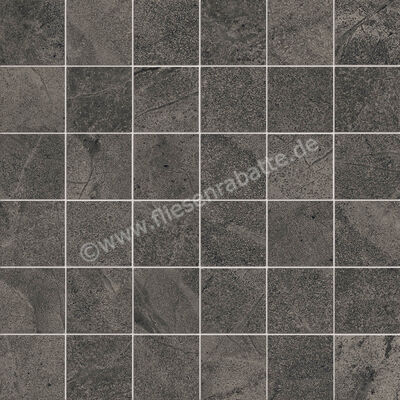 Imola Ceramica Blue Savoy Dark Grey DG 30x30 cm Mosaik Matt Strukturiert Naturale MK.BLSV 30DG | 433543