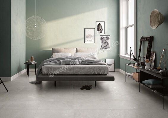 Imola Ceramica Blue Savoy White W 60x60 cm Bodenfliese / Wandfliese Matt Strukturiert Naturale BLSV 60W RM | 434472