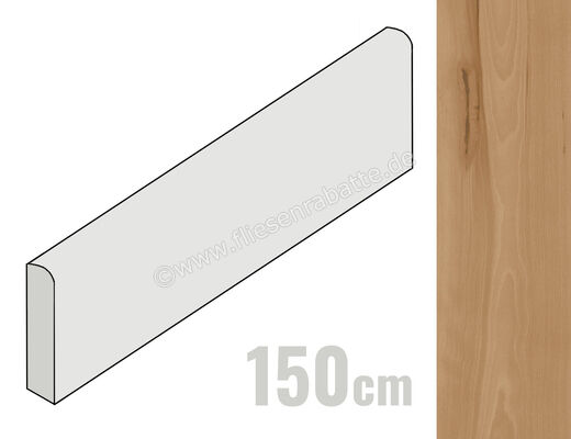 Atlas Concorde Log Cansei Fenice 7.2x150 cm Sockel Matt Eben Sensitech AX75 | 436038