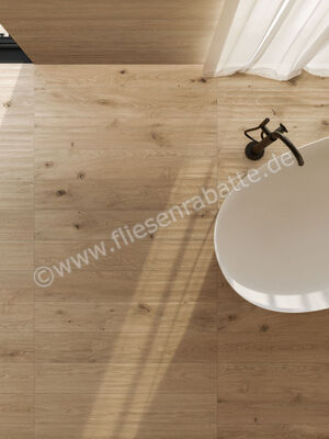  Atlas Concorde Log Moon Oak 20x180 cm Bodenfliese / Wandfliese Mit ID Skin Matt Eben Sensitech AX51 | 436626