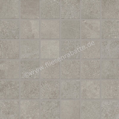 Imola Ceramica Stoncrete Silver AG 30x30 cm Mosaik Matt Strukturiert Naturale MK.STCR 30AG | 437244