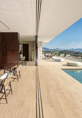  Atlas Concorde Log Outdoor Bright Oak Forest 30x120x2 cm Terrassenplatte Matt Eben Sensitech AX4B | 437898