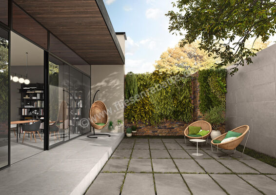  Imola Ceramica Stoncrete Outdoor Grey G 60x120x2 cm Terrassenplatte Bocciardato Matt Strukturiert Naturale STCR 12G AS RM (175602) | 438333