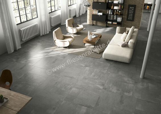 Imola Ceramica Creative Concrete Dark Grey DG 45x90 cm Bodenfliese / Wandfliese Matt Eben Naturale CREACON 49DG | 438573